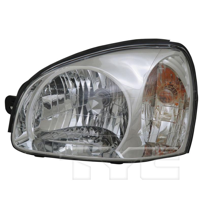 2004 Hyundai Santa Fe Headlight Assembly Left TYC 206402809 image 3 of 4