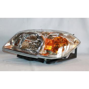 2009 Pontiac G5 Headlight Assembly Left TYC 20664200 image 2 of 2