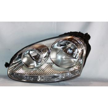 2009 Volkswagen Rabbit Headlight Assembly Left TYC 20668000 image 2 of 4