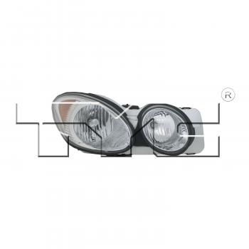 2007 Buick Allure Headlight Assembly Right TYC 20671100 image 2 of 3