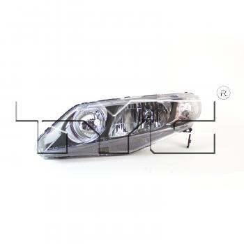 2011 Honda Civic Headlight Assembly Left TYC 206734919 image 3 of 3
