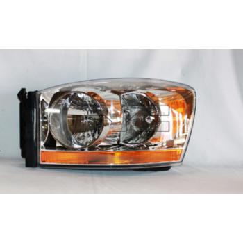 2006 Dodge Ram 3500 Headlight Assembly Left TYC 20674800 image 2 of 2