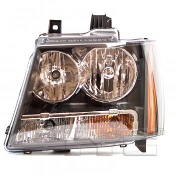 2009 Chevrolet Avalanche Headlight Assembly Left TYC 206756009 image 2 of 4
