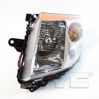 2009 Nissan Sentra Headlight Assembly Right TYC 206809009 image 3 of 4