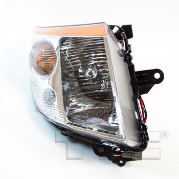 2009 Nissan Sentra Headlight Assembly Left TYC 206810009 image 2 of 4