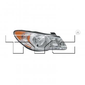 2009 Hyundai Elantra Headlight Assembly Right TYC 20681100 image 3 of 4