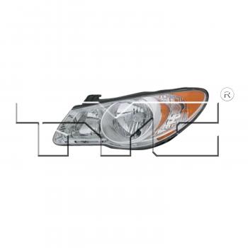 2009 Hyundai Elantra Headlight Assembly Left TYC 20681200 image 2 of 4