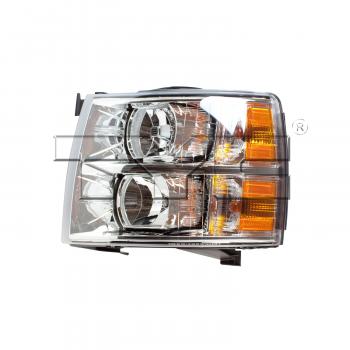 2007 Chevrolet Silverado 2500 Headlight Assembly Left TYC 206818009 image 4 of 4