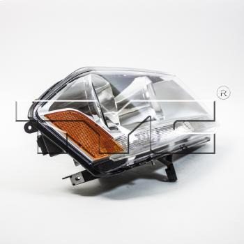 2009 Dodge Avenger Headlight Assembly Right TYC 206893009 image 2 of 3