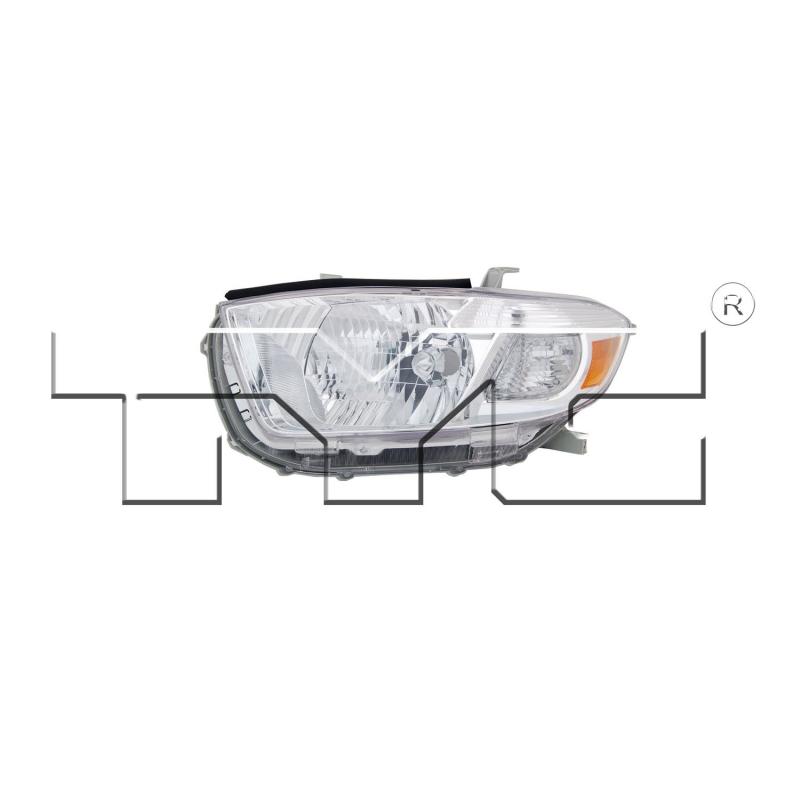 TYC 20689801 Headlight Assembly product image 2 of 2