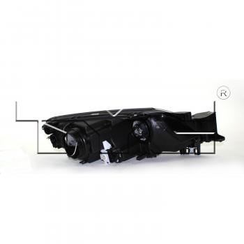 2007 Mazda CX-7 Headlight Assembly Left TYC 20694001 image 2 of 2