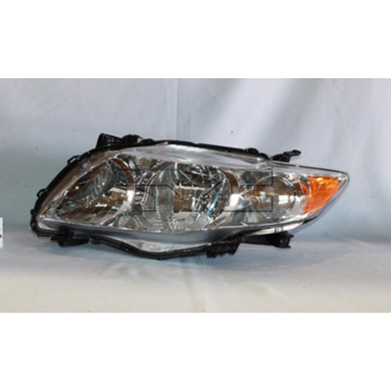 2009 Toyota Corolla Headlight Assembly Left TYC 20699400 image 1 of 2