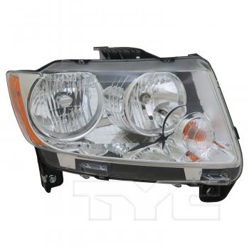 2011 Jeep Compass Headlight Assembly Right TYC 209165909 image 2 of 3