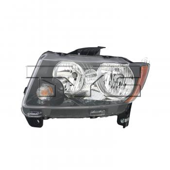 2017 Jeep Compass Headlight Assembly Left TYC 20916680 image 2 of 2