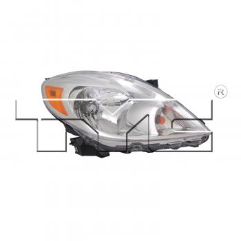 2013 Nissan Versa Headlight Assembly Right TYC 20921900 image 2 of 3