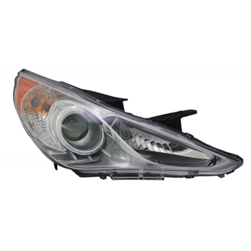 2012 Hyundai Sonata Headlight Assembly Right TYC 20925500 image 2 of 3