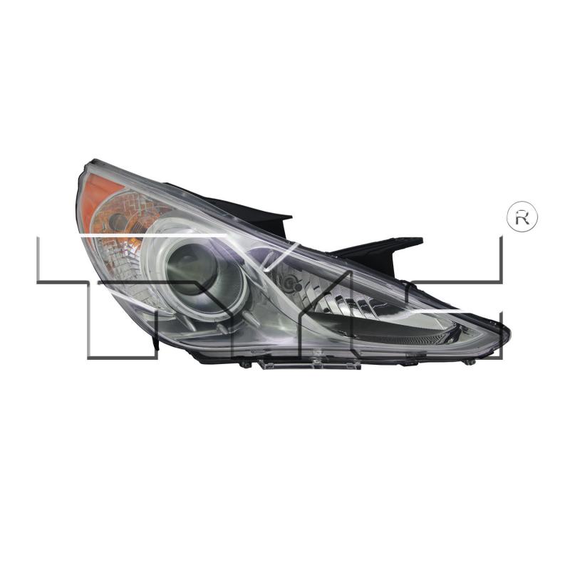 2012 Hyundai Sonata Headlight Assembly Right TYC 209255009 image 2 of 2