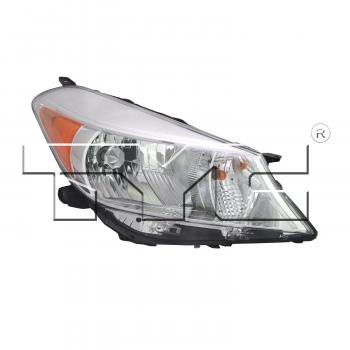 2014 Toyota Yaris Headlight Assembly Right TYC 20927100 image 2 of 3