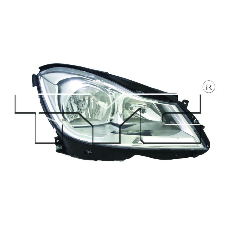 2013 Mercedes-Benz C200 Headlight Assembly Right TYC 20927300 image 2 of 2