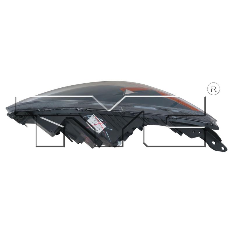 TYC 209301019 Headlight Assembly product image 4 of 5
