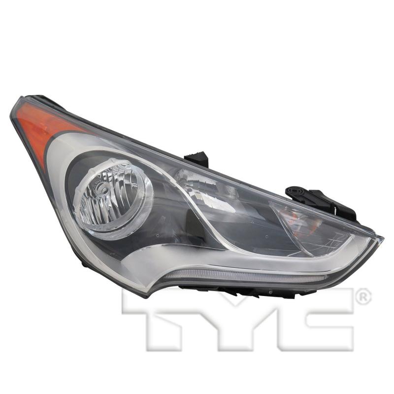 2016 Hyundai Veloster Headlight Assembly Right TYC 209333009 image 2 of 4