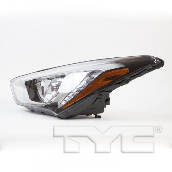 2016 Hyundai Santa Fe Sport Headlight Assembly Left TYC 209380009 image 3 of 4