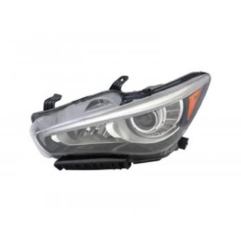 2017 Infiniti Q50 Headlight Assembly Left TYC 20950600 image 3 of 3