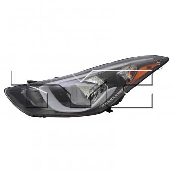 2016 Hyundai Elantra Headlight Assembly Left TYC 209640009 image 3 of 4