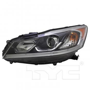 2017 Honda Accord Headlight Assembly Left TYC 209728009 image 3 of 3