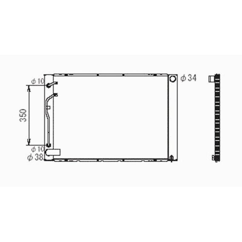 TYC 2681 - Radiator Assembly TYC 2681 Radiator product image 2 of 5