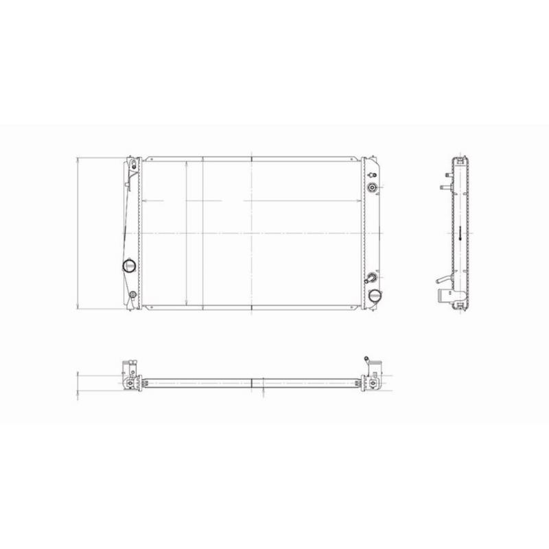 TYC 2893 Radiator product image 3 of 6