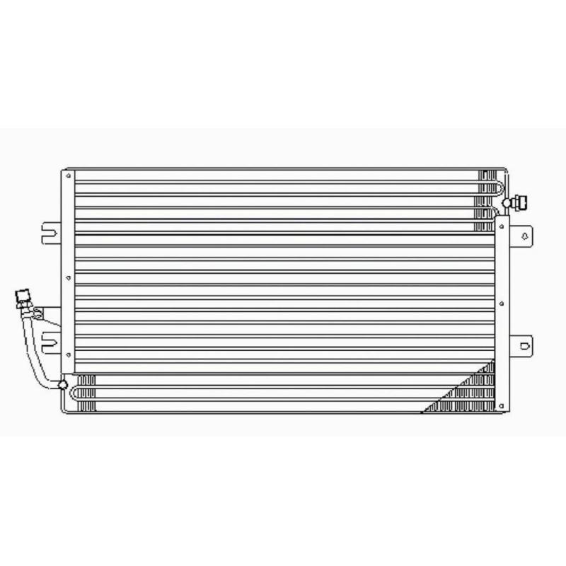 2000 Chevrolet Astro A/C Condenser TYC 4623 image 3 of 4