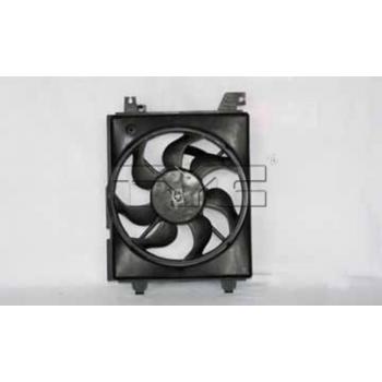 2006 Hyundai Elantra A/C Condenser Fan Assembly Right TYC 610580 image 2 of 4