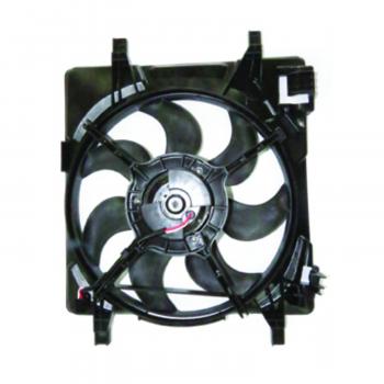 2015 Chevrolet Spark Dual Radiator and Condenser Fan Assembly TYC 623070 image 4 of 4