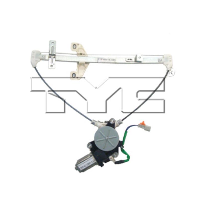 2001 Honda Civic Power Window Motor and Regulator Assembly Rear Right TYC 660489 image 3 of 4