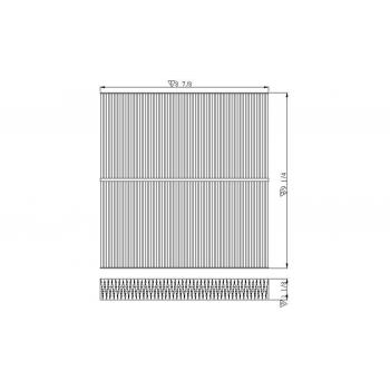 2006 Acura TSX Cabin Air Filter TYC 800016P image 2 of 2