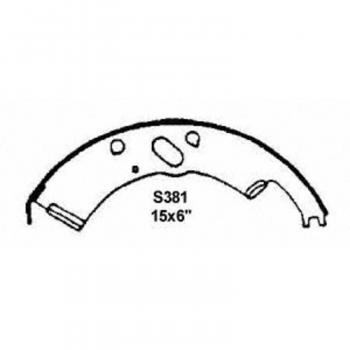 1981 GMC C7000 Drum Brake Shoe Rear Wagner Brake ANA381R image 1 of 2