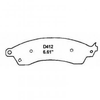 1990 Pontiac Firebird Disc Brake Pad