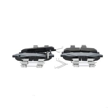 2012 Honda Civic Disc Brake Pad Front ADVICS AD0958 image 2 of 4