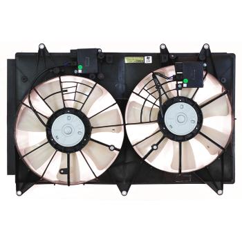 2012 Mazda CX-7 Dual Radiator and Condenser Fan Assembly Agility Auto Parts 6010018 image 1 of 2