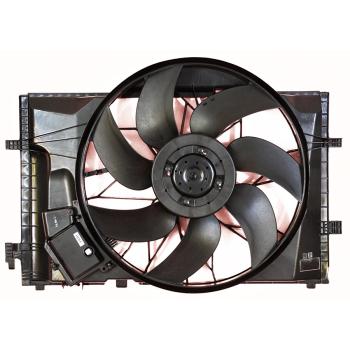 2007 Mercedes-Benz C280 Dual Radiator and Condenser Fan Assembly