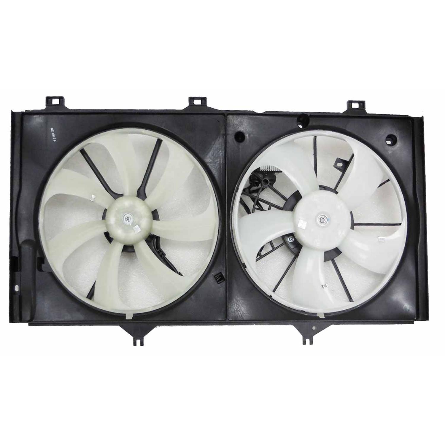 Agility Auto Parts 6010022 - Dual Radiator and Condenser Fan Assembly Agility Auto Parts 6010022 Dual Radiator and Condenser Fan Assembly product image 1 of 1