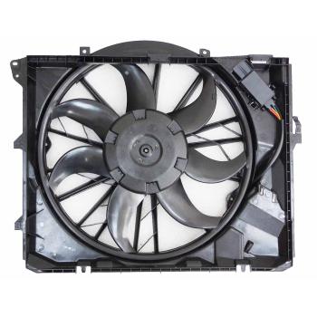 2011 BMW 328i Dual Radiator and Condenser Fan Assembly Agility Auto Parts 6010025 image 1 of 1