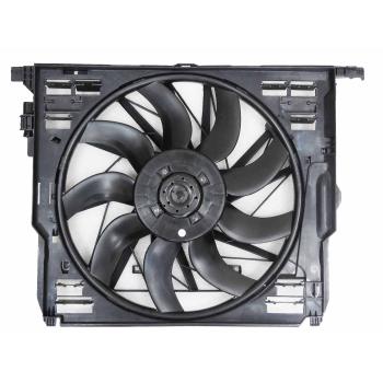 2012 BMW 740i Dual Radiator and Condenser Fan Assembly Agility Auto Parts 6010028 image 1 of 1