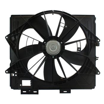 2013 Cadillac CTS Dual Radiator and Condenser Fan Assembly