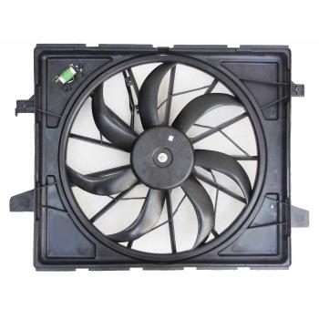 2013 Dodge Durango Dual Radiator and Condenser Fan Assembly Agility Auto Parts 6010042 image 1 of 2