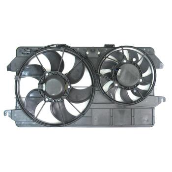 2013 Ford Transit Connect Dual Radiator and Condenser Fan Assembly Agility Auto Parts 6010074 image 1 of 2
