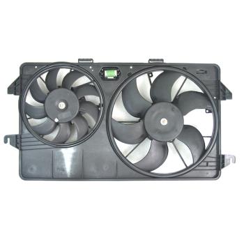 2013 Ford Transit Connect Dual Radiator and Condenser Fan Assembly Agility Auto Parts 6010074 image 2 of 2