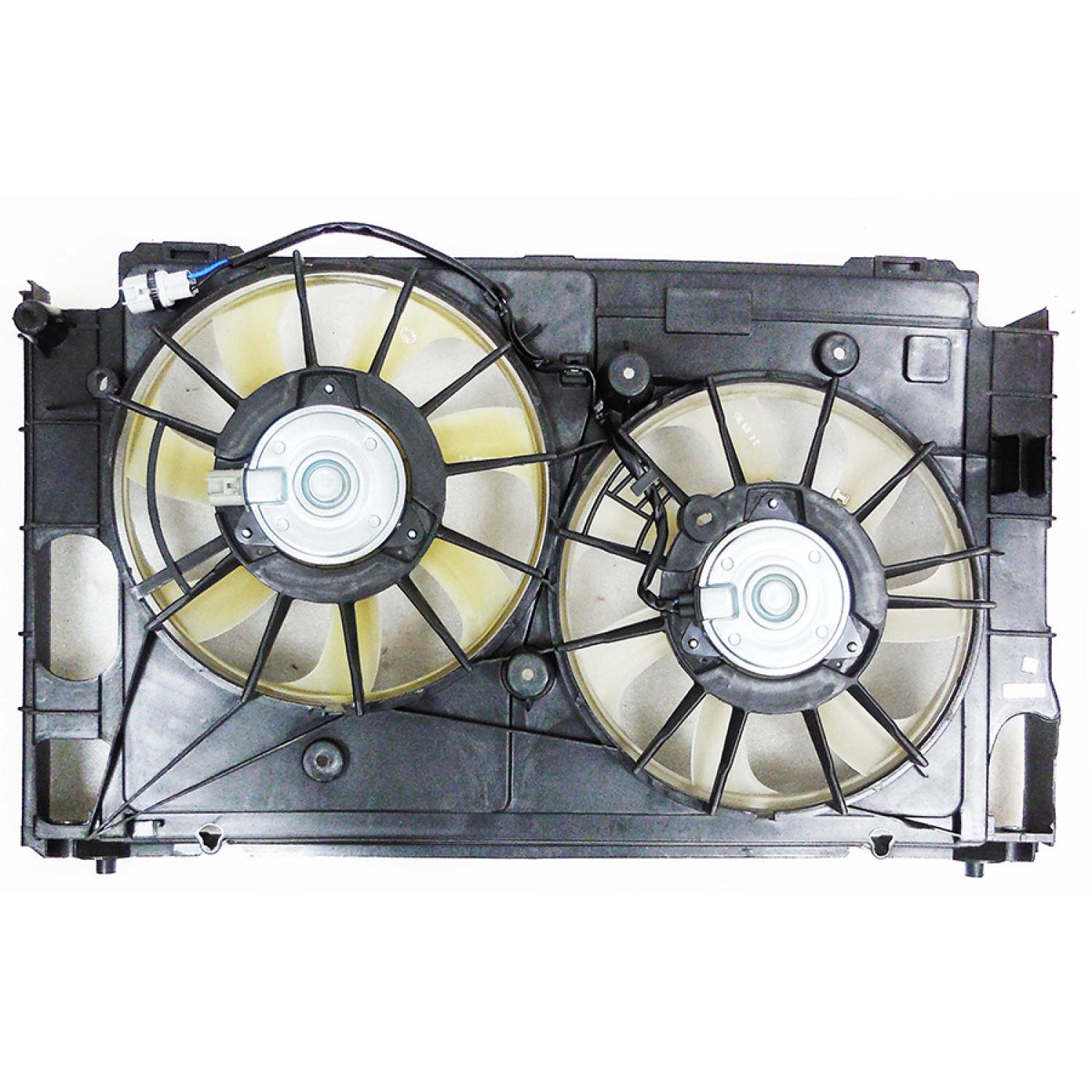 Agility Auto Parts 6010077 - Dual Radiator and Condenser Fan Assembly Agility Auto Parts 6010077 Dual Radiator and Condenser Fan Assembly product image 1 of 2