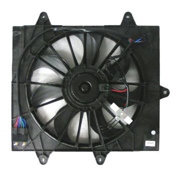 2009 Chrysler PT Cruiser Dual Radiator and Condenser Fan Assembly